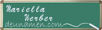 Mariella Werber Visitenkarte